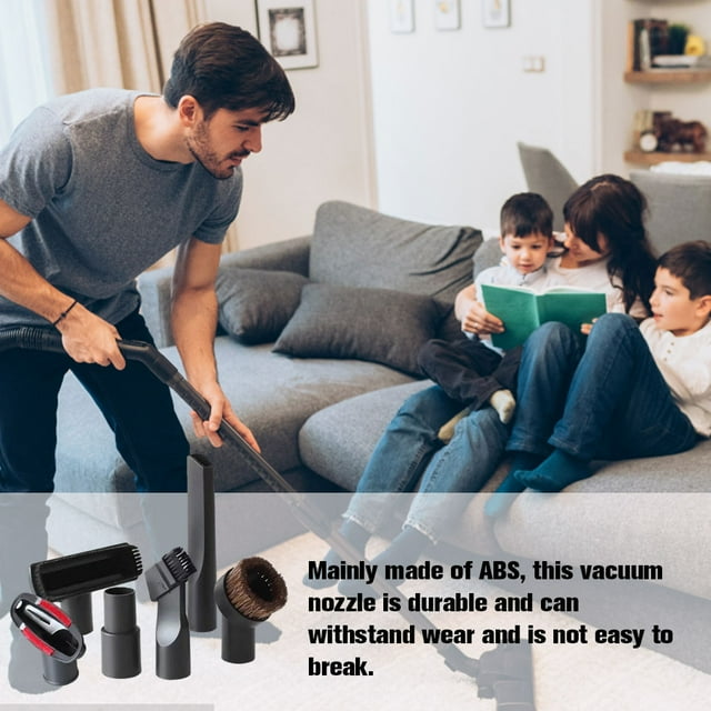 stanreset Electric Vacuum Brush Nozzle Cleaning Machine Head Upgrade Attachment Small Square Brush