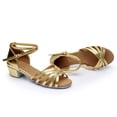 thumbnail image 7 of MEZZALL Child Girls Flat Sole Braided Strap Latin Tango Dance Shoes For Practice Performance Casual Summer Lightweight Flexible Comfortable Daily Adorable Casual Kids Princess Solid Color Footwear, 7 of 7