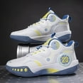 thumbnail image 3 of Bolognifi Men's High Top Basketball Shoes Ultra Lightweight Breathable Mesh Shock-absorbing Sole Suitable, 3 of 6