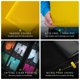 thumbnail image 5 of Carpeta para cartas coleccionables Vault X Zip de 9 bolsillos para 360 cartas, amarilla, 5 of 8