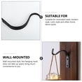 thumbnail image 5 of LULULION 4Pcs Black Metal Flower Pot Hanger Wall Mounted Hooks for Indoor Outdoor Garden Use, 5 of 8