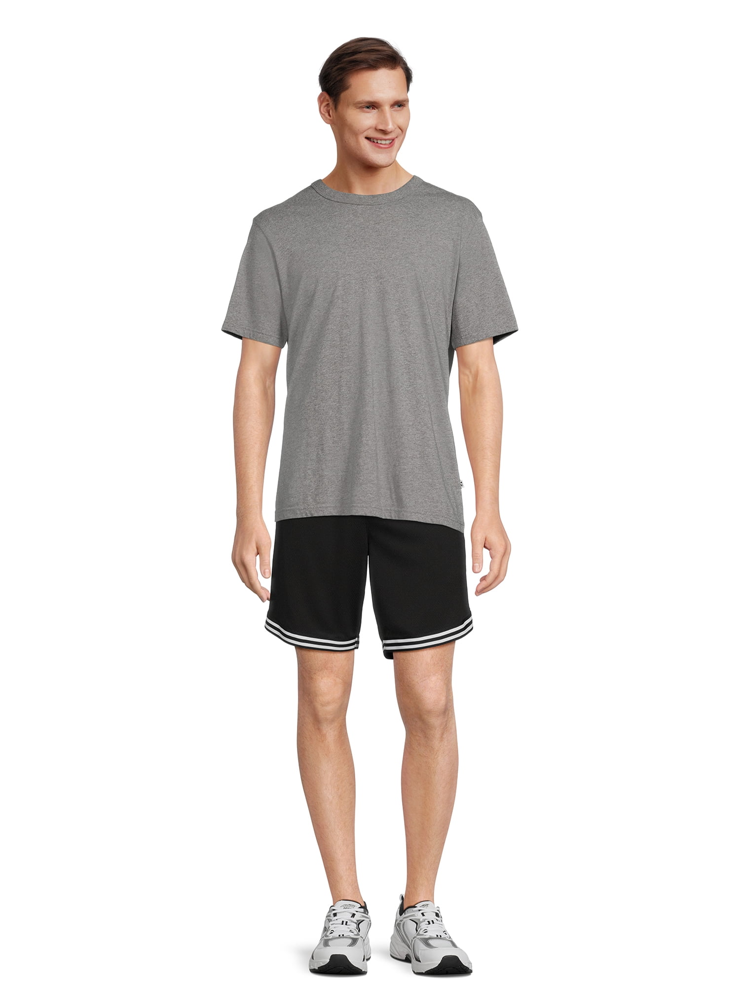 Athletic Works Men's & Big Men's 8" Inseam Mesh Gym Shorts, Sizes S-3XL