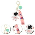 thumbnail image 2 of MasteelfCA Cartoon Astronaut Key Chain Pendant PVC and Alloy Shell Compatible for Air Tag, 2 of 7