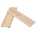 thumbnail image 3 of Dollhouse Shutters, Meticulous Structure Dollhouse Wooden Blind Window For 1:12 Miniature Doll Houses For Child, 3 of 8