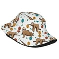 thumbnail image 4 of Cute Sloth Bucket Hats for Woman Packable Summer Sun Hat Beach Caps For Fisherman Outdoor Travel Hiking, 4 of 4