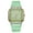 Light Green, variant on New fashionable student square casual silicone watch, ladies' quartz watch