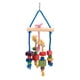thumbnail image 1 of Bloques de madera coloridos para colgar pájaros, columpio, loro, morder, masticar, jugar, accesorio de jaula de juguete, 1 of 8