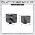 thumbnail image 2 of Design Imports CAMZ37984 Cube de Rangement Carré en Polyester Solide 13 x 13 x 13 Po. , Rouille, 2 of 11
