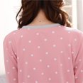 thumbnail image 4 of BOLLSLEY Women's Pajama Sets Cartoon Print Long Sleeves Spring Autumn Sleepwear Sets Sweet Loose Homewear M-2XL, 4 of 8