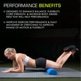 thumbnail image 4 of ProsourceFit Flex Foam Rollers, Full and Half, 36"L or 12"L for Muscle Therapy (MFR), Core Stabilization and Balance Exercises, 4 of 7