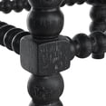 thumbnail image 6 of Uttermost Pryce 26" Wood and Fabric Backless Counter Stool in Black and White, 6 of 7
