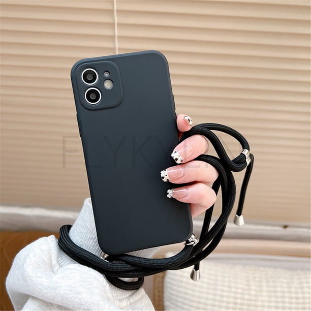 Funda de teléfono con cordón para Samsung Galaxy S21 S20 FE S23 Plus Note 20 S10 Plus S22 funda de silicona Ultra suave