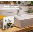 thumbnail image 6 of HFDF Live like Someone Left the Gate Open Highland Cow Wooden Signs,Farm Cottagecore Animal Office Kitchen Decor,Rustic Farmhouse Home Decor Signs,Highland Cow Gifts for Women, 24x16inch Framed, 6 of 7