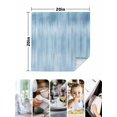 thumbnail image 4 of Light Blue Cloth Napkins Set of 6 Reusable Dinner Napkins, Modern Abstract Art Ombre Striped Cocktail Napkin Washable Table Napkins for Wedding/Holiday Party/Baby Shower 20"x20", 4 of 7