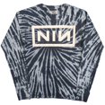 thumbnail image 1 of Nine Inch Nails - Camiseta Teñida con Nudos de Algodón de Manga Larga para Adultos Unisex (Azul), 1 of 2