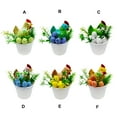 thumbnail image 6 of Yinkuu Easter Decoration Creative Potted Easter Egg with Chichen Mini 4.3*2.8in Spring Home Decor, 6 of 15