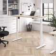 thumbnail image 1 of Scranton & Co Engineered Wood 60W Adjustable Standing Desk in Natural Elm, 1 of 7