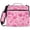 Pink Hearts and Roses Pattern, variant on Zipper Binder with Shoulder Strap 2 inch 3 Ring Waterproof File Folder Organizer Bag 500 Sheet Pink Hearts and Roses Pattern