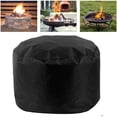 thumbnail image 3 of DEBGFS Housse de Foyer Extérieur Robuste Imperméable 210T Polyester avec Revêtement PVC Épais Couverture Complète Housse de Foyer de Patio Imperméable Anti-Poussière Noir, 3 of 9