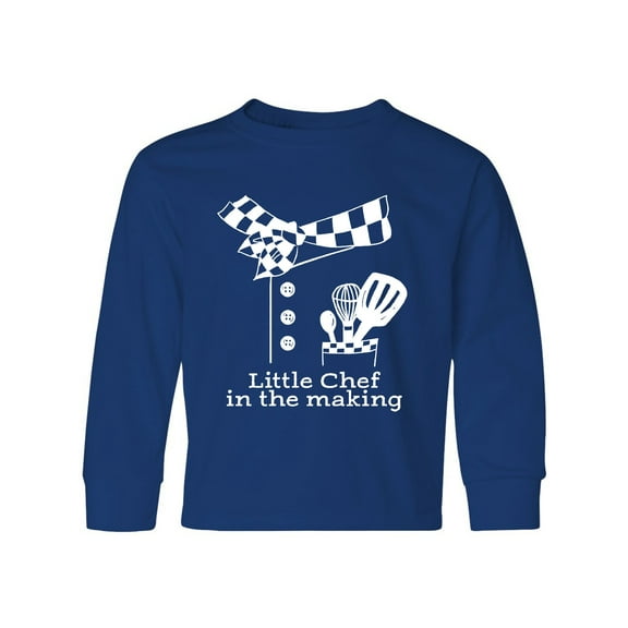 Inktastic Little Chef in the Making Long Sleeve Youth T-Shirt