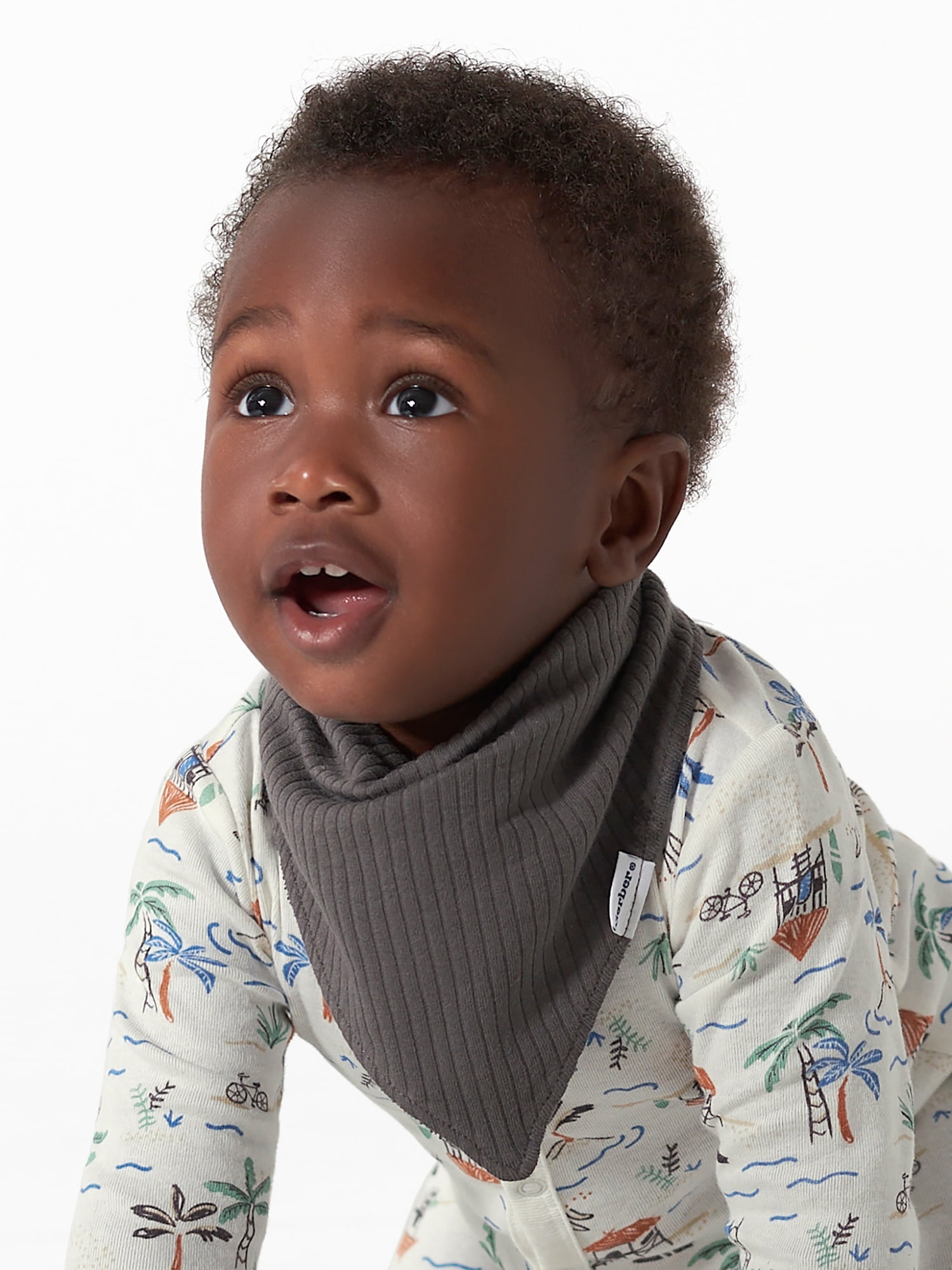 Modern Moments by Gerber Baby Boy or Girl Unisex Bandana Bib