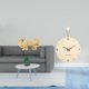 thumbnail image 2 of Asa de mueble,Tirador de latón con forma de lazo para muebles o armario,Tirador de puerta de armario con forma de arco,tirador de cajón de cocina,Reloj de pared,Reloj de pared decorativo para, 2 of 8