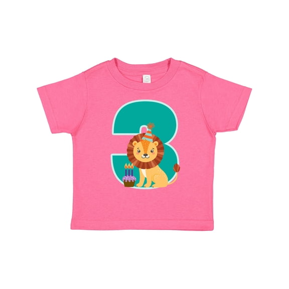 Inktastic 3rd Birthday Zoo Party 3 Year Old Boys or Girls Toddler T-Shirt