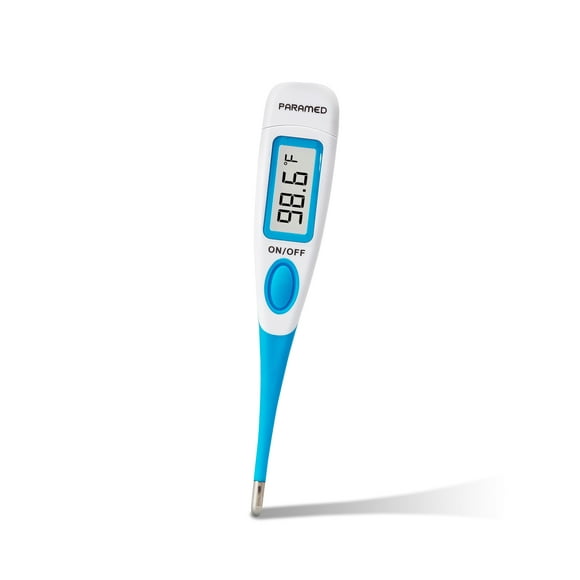 PARAMED Digital Thermometer - Underarm, Rectal & Oral Thermometer - Waterproof, Auto Shut off