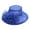 Blue, variant on Sun Visors for Women Golf Hat Foldable UV for Hiking Days European And Fashion Sun Hat Mesh Lace Flower Sun Hat Outdoor Foldable Large Brim Women's Hat Summer