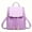 Purple, variant on Women‘s Mini Backpack Purse Versatile Flap Daypack Preppy Style College Schoolbag