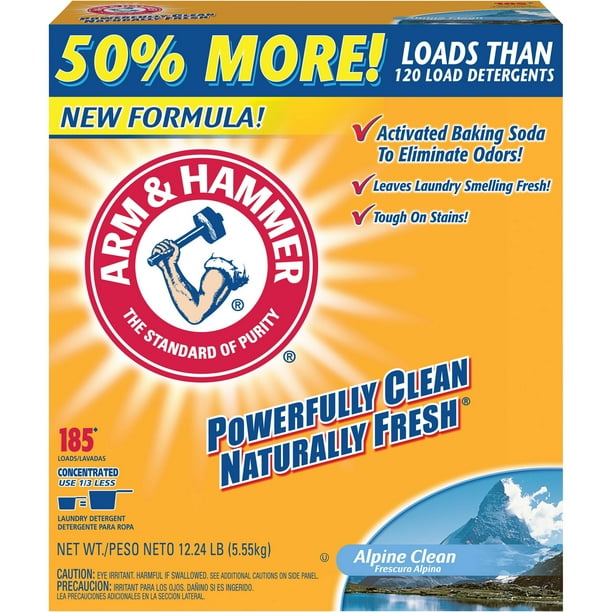 Arm & Hammer Alpine Clean Laundry Detergent, 12.24 lb