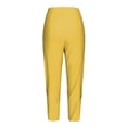 thumbnail image 7 of Casual Women's Trousers Leggings For Women Plus Size High Waisted Yoga Cropped Trousers 2025 Summer Gym Pants,Yellow Women's Casual Pants XL, 7 of 7
