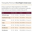 thumbnail image 6 of Tranquility Premium OverNight Disposable Absorbent Underwear, 2X-Large, Maximum Protection, 12 ct Bag, 6 of 11