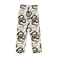 thumbnail image 4 of Kdxio Snake Print Men's Sleep Pajama Pant Lounge Pants with Pockets, 4 of 8