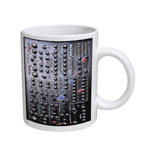 KuzmarK Coffee Cup Mug 11 Ounce - Analog Synthesizer