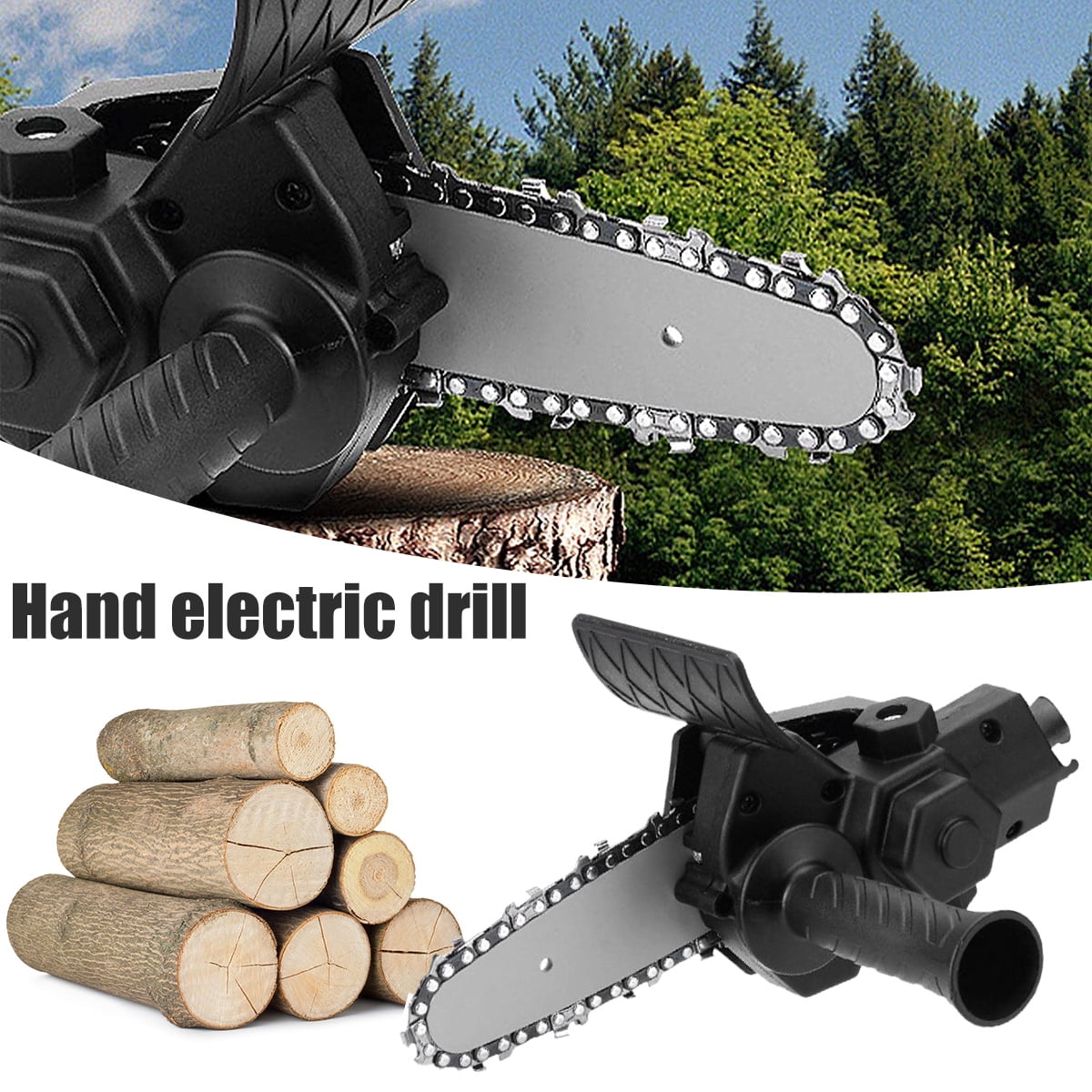 Electric Drill Chainsaw Attachment Chainsaw Converter Kit Accessories