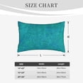 thumbnail image 3 of Plush Throw Pillow Covers, Blue Green Glitter Pillow Cases with Invisible Zipper, Breathable Microfiber Pillow Cases Standard Size for Sleeping Bedroom Sofa Living Room 16x24, 3 of 5