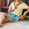 thumbnail image 5 of Saiise Mario Pattern Pajama Shorts Mens Pajama Bottoms for Men Pjs Lounge Sleep Shorts with Pockets(S-4XL), 5 of 6