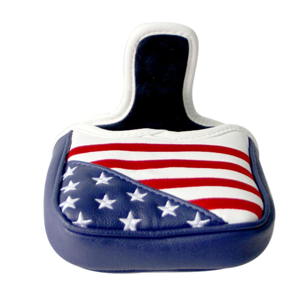 funtasica Golf Putter Cover Blade Putter Headcover Golf Club Putter Head Covers Magnetic Closure Leather For Smaller Mallet Putters