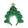 thumbnail image 2 of Ganfancp Christmas Holiday Peluche Tridimensional Originalidad Diadema Árbol de Navidad Diademas Accesorios para El Pelo Adornos de Dibujos Animados Rebajas Flash Deals 1* Cinta para El Pelo, 2 of 6