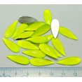 thumbnail image 4 of U8MO 100 Neon Yellow Flatback Acrylic Teardrop Rhinestone Gems 8X22mm No Hole, 4 of 5
