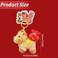 thumbnail image 3 of Fluffy Keychain Accessory, Decorative Plush Keyring, Soft Mascot Keychain, Plush Bag Charm, Key Fob Plush Toy, Plush Accessory for Handbags, Cozy Keychain Plush, Plush Animal Keychain, 3 of 7