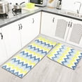 thumbnail image 1 of 2Pcs/Set European Style Door Mat Non-Slip Floor Mat Water Absorbing Soft Rugs Shower Bath Carpets Stripe Square For Kitchen Bathroom, 1 of 7