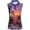 L201-Purple, variant on xfsWaSs Tennis Tank Tops for Women Casual Floral Print Sleeveless Golf Polo Shirt 1/4 Zip Collared Tops Lightweight Summer Blouse