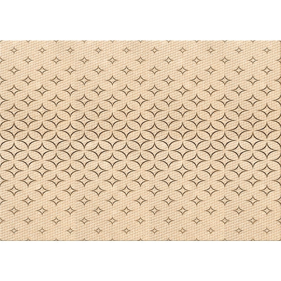 Ahgly Company Indoor Rectangle Patterned Peru Brown Area Rugs, 8' x 12'