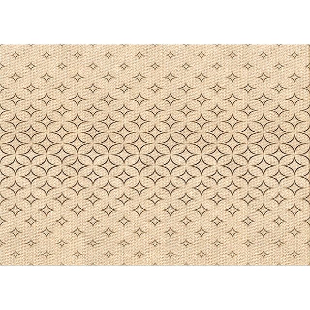 Ahgly Company Tapis d'Intérieur Lavables en Machine Rectangle Transitionnel Peru Brun, 5' x 8'