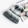 thumbnail image 2 of SikaFu New Women's Hat Fashion Autumn and Winter Gradient Tie-dye Warm Wool Knitted Beanie Hat Bonnets Casqute, 2 of 6