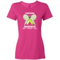 thumbnail image 3 of Inktastic Lymphoma Awareness Hope Support and Love Women's T-Shirt, 3 of 5