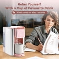 thumbnail image 4 of Single Serve Coffee Machine, Compatible with  cup Capsules, Instant Coffee Pot, Tea maker, RemovableWater Reservoir, 4 of 8