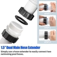 thumbnail image 4 of 2025 Latest Model Pack Pool Hose Adapter 1.5 Inch for Intex Coleman, 4 of 5
